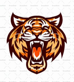Brüllender Tiger
